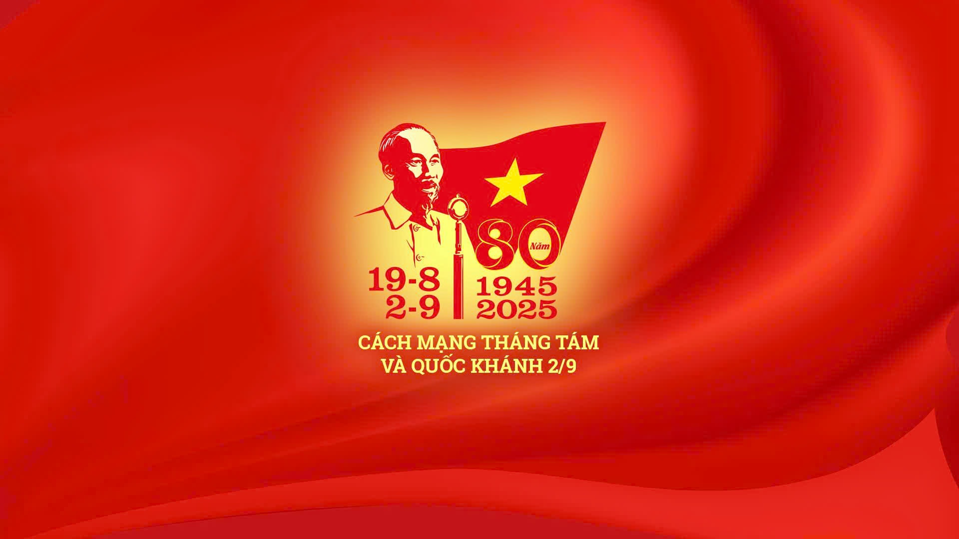 Logo kỷ niệm 80 năm Cách mạng Tháng Tám và Quốc Khánh 2-9